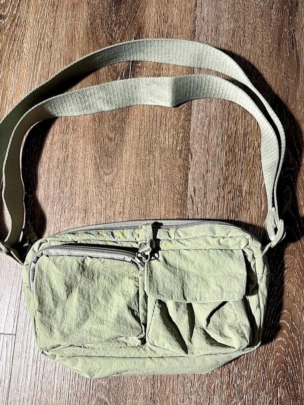 Baggu Cargo Shoulder Bag Green